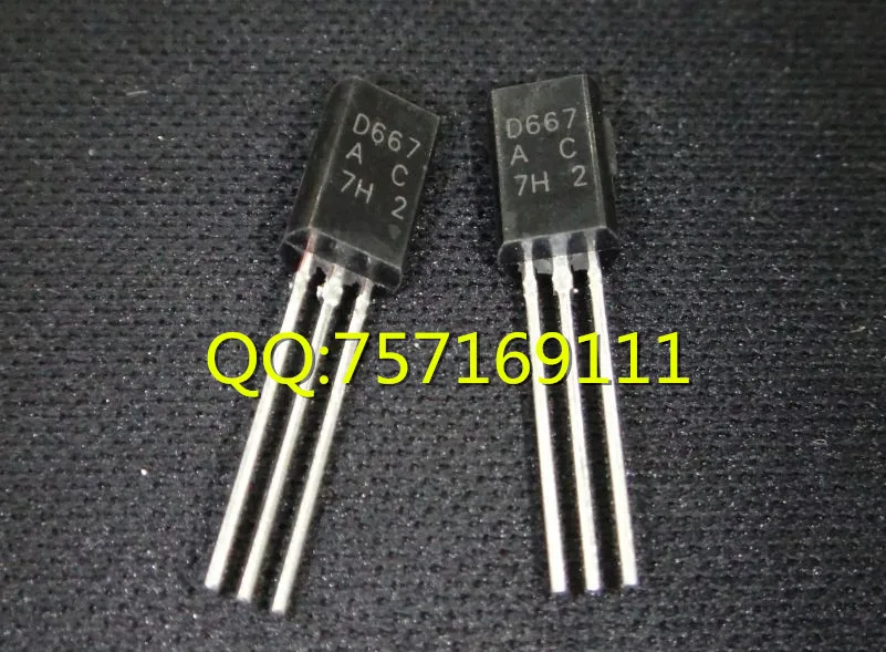 

50pcs/lot 2SD667 D667 TO-92L TO92 Plastic-Encapsulate Transistors In Stock In Stock