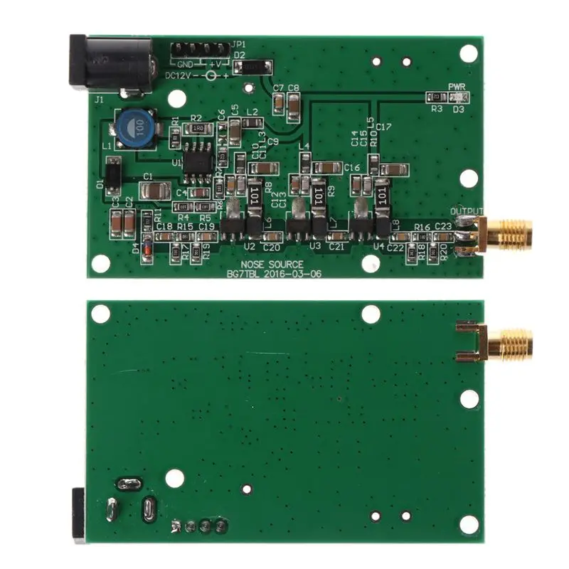 

DC 12V Power Supply SMA Noise Source Simple Spectrum External Tracking Source DIY Electronic Module Board Kit