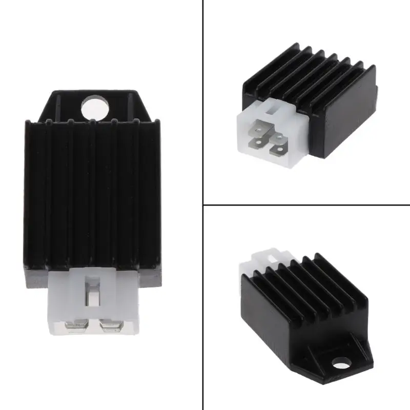 

12V 4Pin Motorcycle Voltage Regulator Half-Wave Rectification For Buggie GY6 50cc 125cc 150cc Moped Scooter