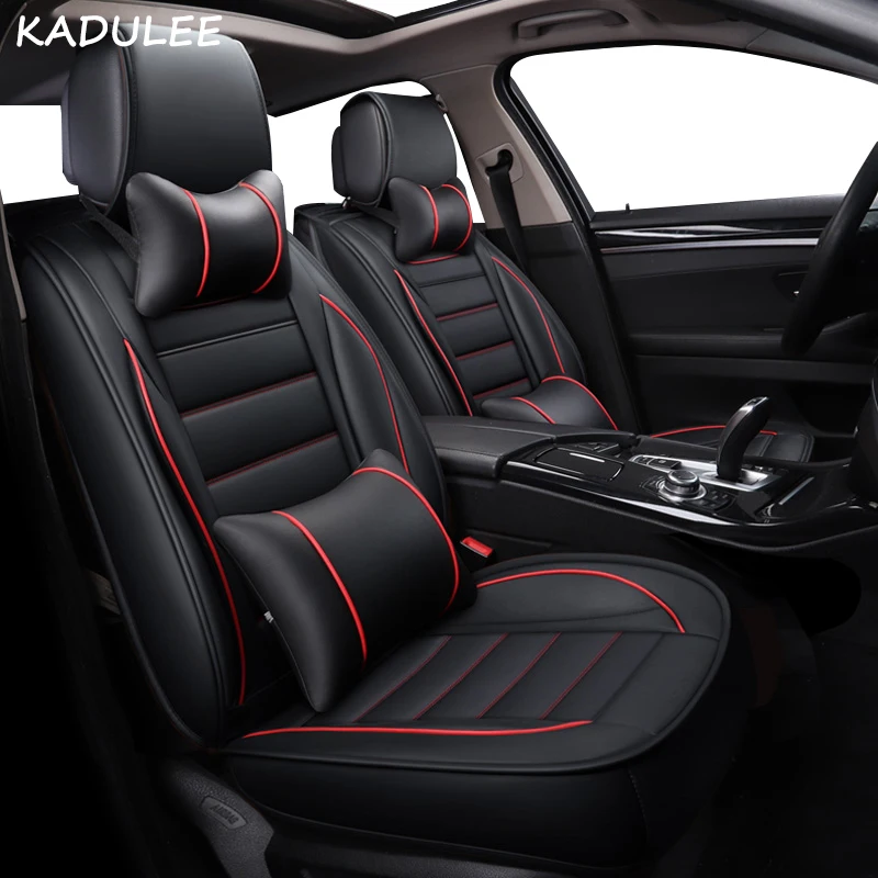 Kadulee кожа универсальный автомобильный чехол для сиденья для Geely все модели Emgrand X7 Geely Emgrand EC7 EC8 EC9 авто аксессуары для стайлинга автомобилей
