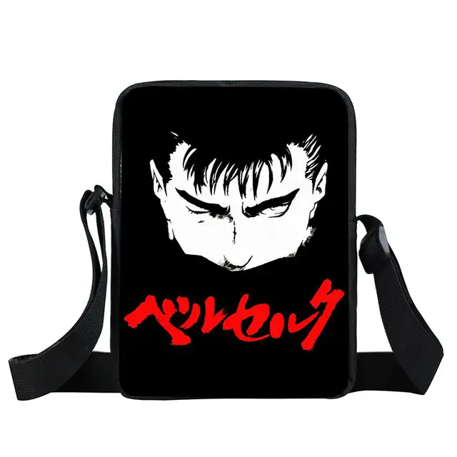 Us 7 68 40 Off Berserk Anese Anime Mini Messenger Bag Women Handbag Small Shoulder Ager Boys Crossbody Bags Bookbag In