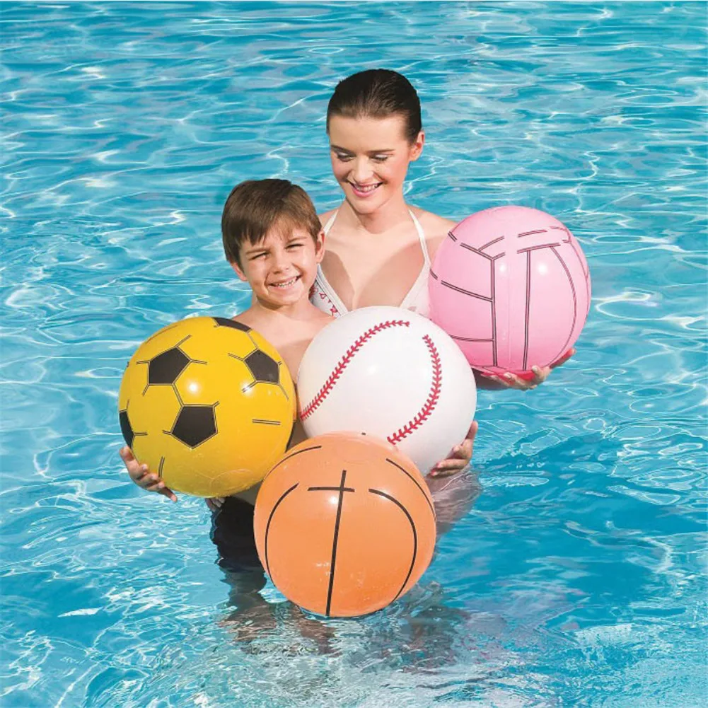 Надувная игрушка для бассейна баскетбольная волейбольная гандбол ПВХ пластиковая нейлоновая сетка водный мяч игровой набор для детей