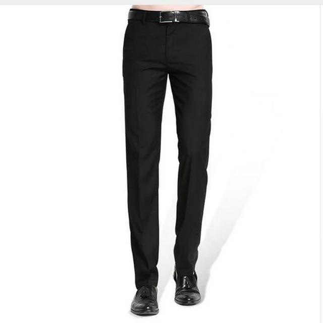 black suit trousers slim fit