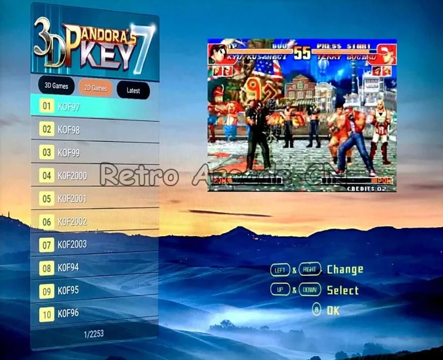 Высокое Разрешение 3D Pandora 7/10 настольная Домашняя версия 2362 в 1 PCB HDMI VGA 110 шт 3D игры для аркадной игровой машины консоль