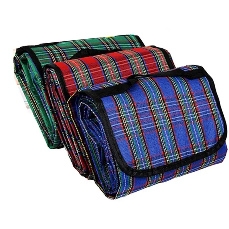 

Foldable Beach Picnic Mat lAttice Camping Climbing Outdoor Waterproof Blanket Multi-Person Picnic