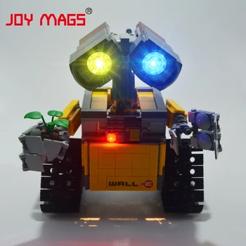 

JOY MAGS Led Light Kit For 21303 Idea Robot WALL E Lighting Set Compatible With 16003/39023 NO Building Blocks Model