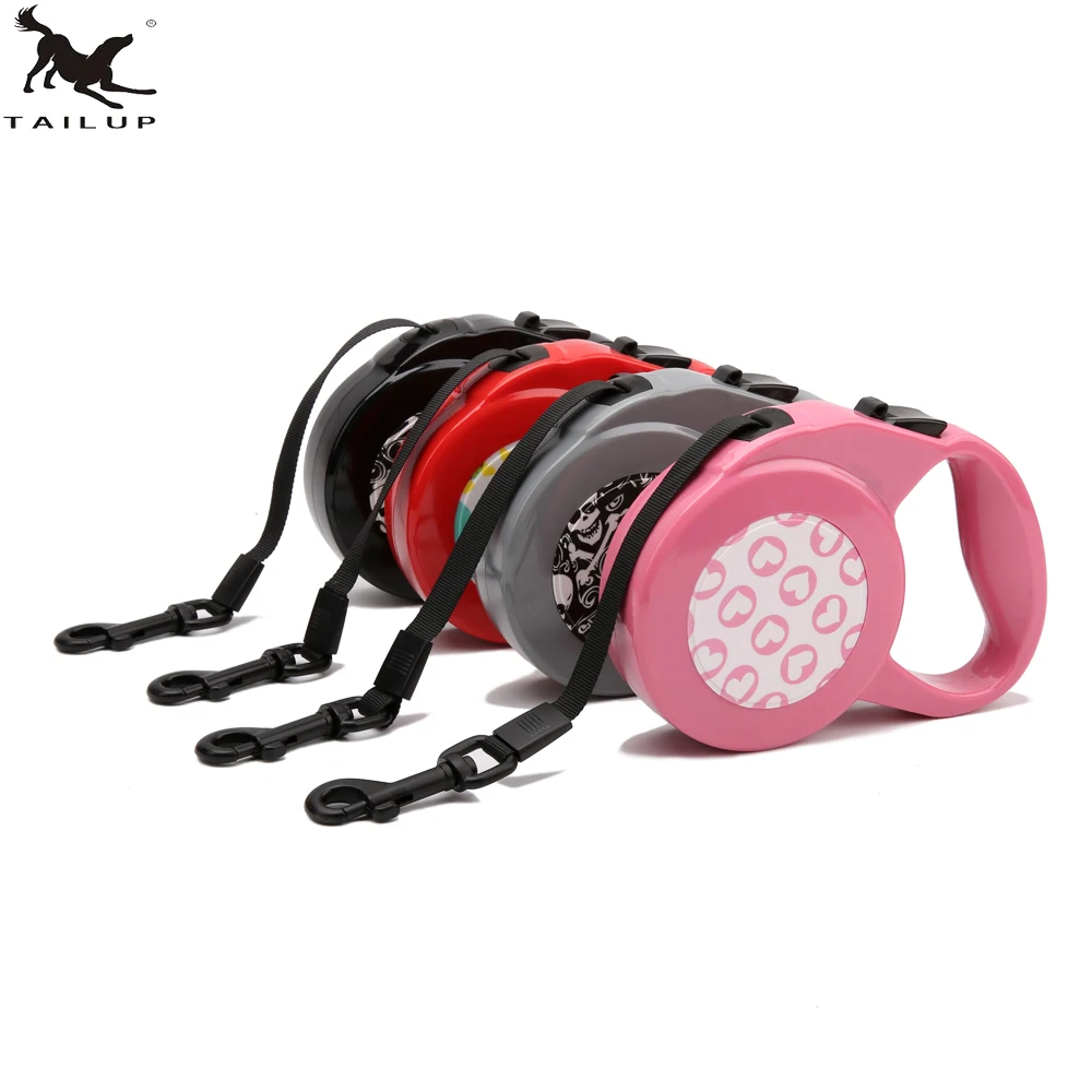 

[TAILUP]3M Pet Dog Retractable Leash For Medium Dog 8M Nylon Solid Dogs Vest Walking Leads Rope 40KG Round Leads Rope CL120R