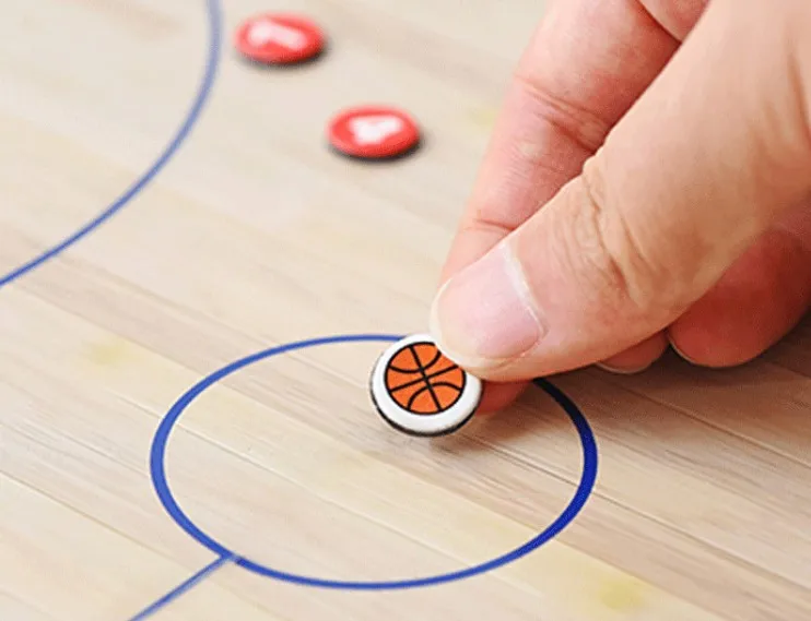 Оптовая продажа складная баскетбольная тактическая доска обучающая тренерская