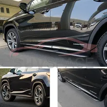 Дизайн подходит для LEXUS RX RX350 RX450h F Sport подножку Подножка Nerf БАР алюминия сплав стайлинга автомобилей