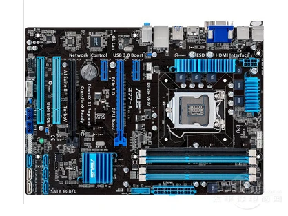 Бесплатная доставка оригинальный Материнская плата Asus z77-a LGA 1155 DDR3 32 ГБ USB3.0 для I3 I5 I7 22/32nm Процессор Z77 настольных ПК