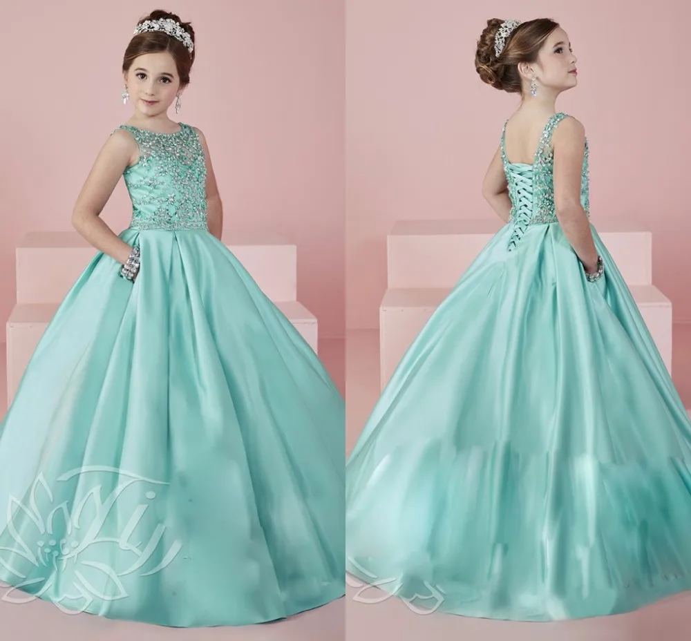 tiffany flower girl dresses
