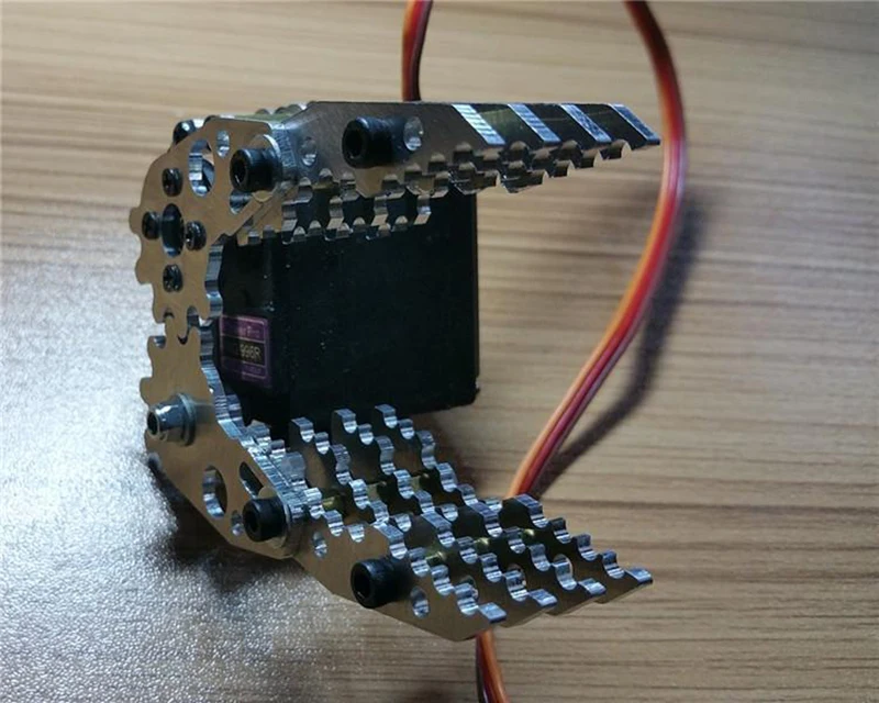 

CL-4 Robot Mechanical Claw Full Metal Robotic Claw Gripper + MG996R servo For DIY Robot Tank Car Y