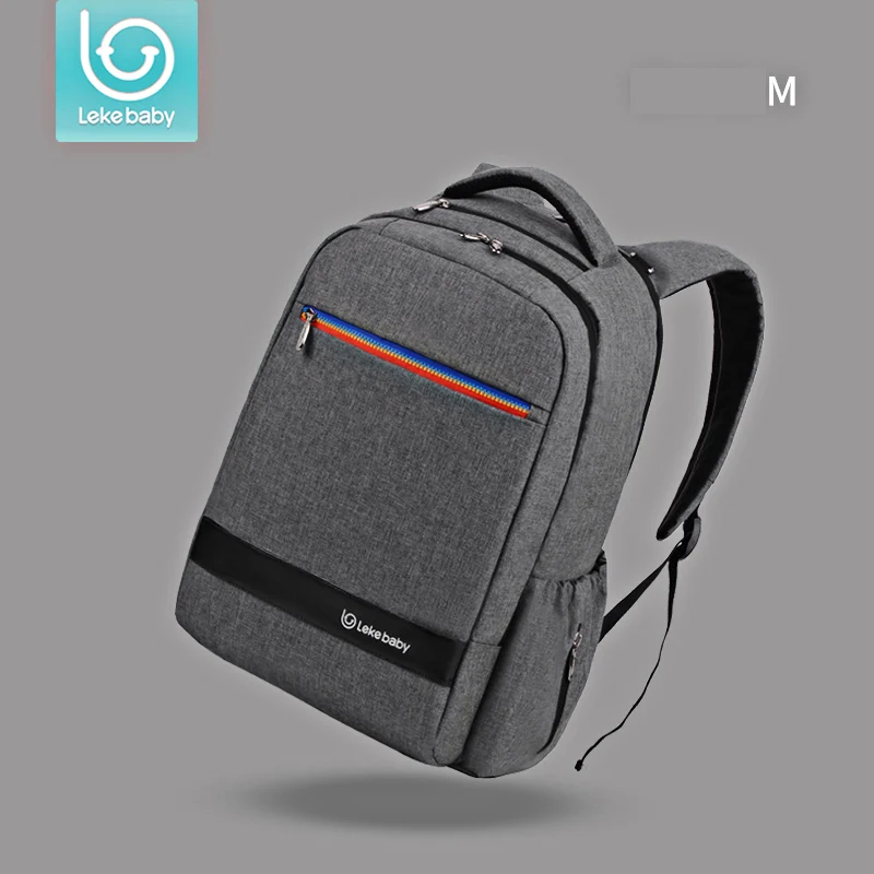 small dark gray Lekebaby детские пеленки сумка коляска с отверстиями для ног подгузник рюкзак дорожная сумка Модная мама папа мама органайзер для ухода за ребенком - Цвет: small dark gray