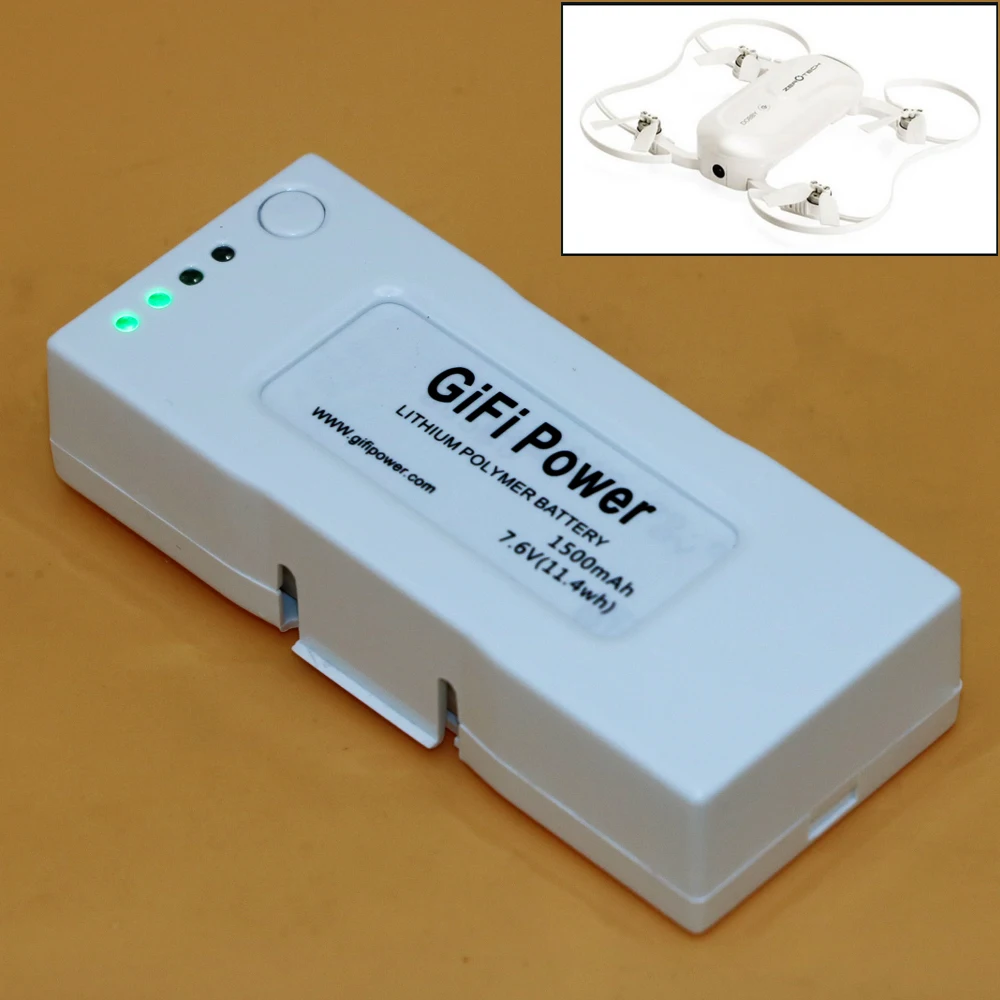 1 шт. RC Lipo батарея 7 6 V 1500mah LiPo обновленная для ZEROTECH Dobby Drone|Детали и аксессуары| |