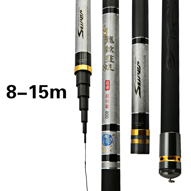 Super Long Fishing Rod High Strenght Super Hard Taiwan Telescopic