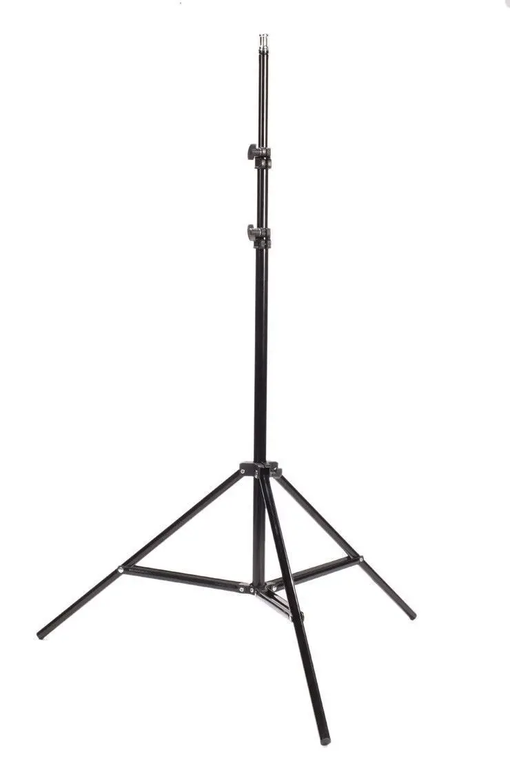  Foldable Studio Photography Light Flash Stand Support Three Flash Tripod 2M Light Stand Tripod With