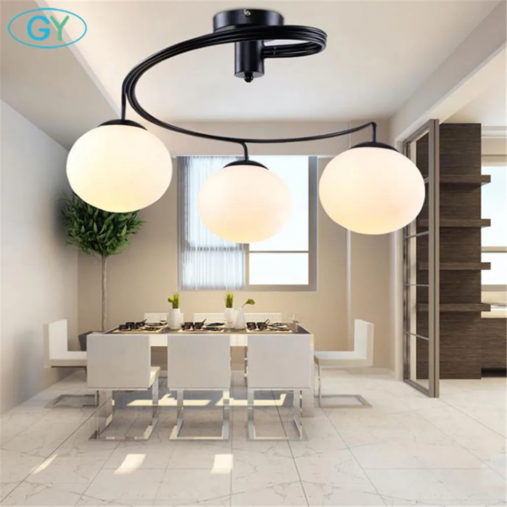 Modern Minimalis Lampu LED Plafon Artistik Ruang Tamu Kamar Tidur