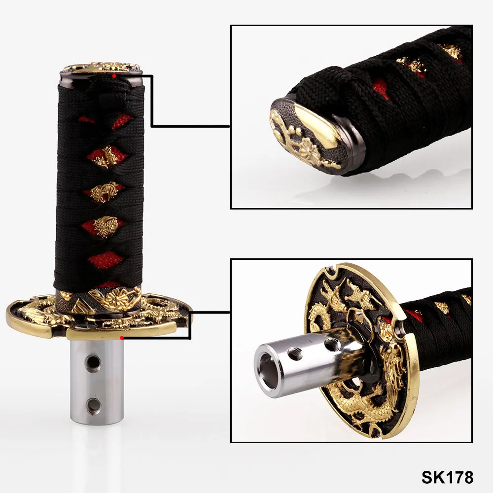 Stytlish 15 см серебро золото короткие японские Катана передач ручка переключения
