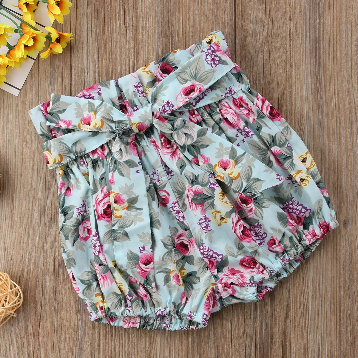 Новое поступление, клетчатые шорты ярких цветов с цветочным рисунком для маленьких девочек хлопковые детские шорты для девочек, одежда для маленьких девочек