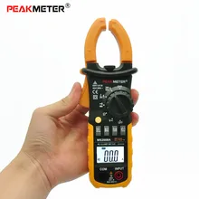 PEAKMETER MS2008A Auto Range DC AC Current Digital Clamp Meter Multimeter Voltage Frequency Meter Tester Backlight PEAKMETER MS2008A Auto Range DC AC Current Digital Clamp Meter Multimeter Voltage Frequency Meter Tester Backlight