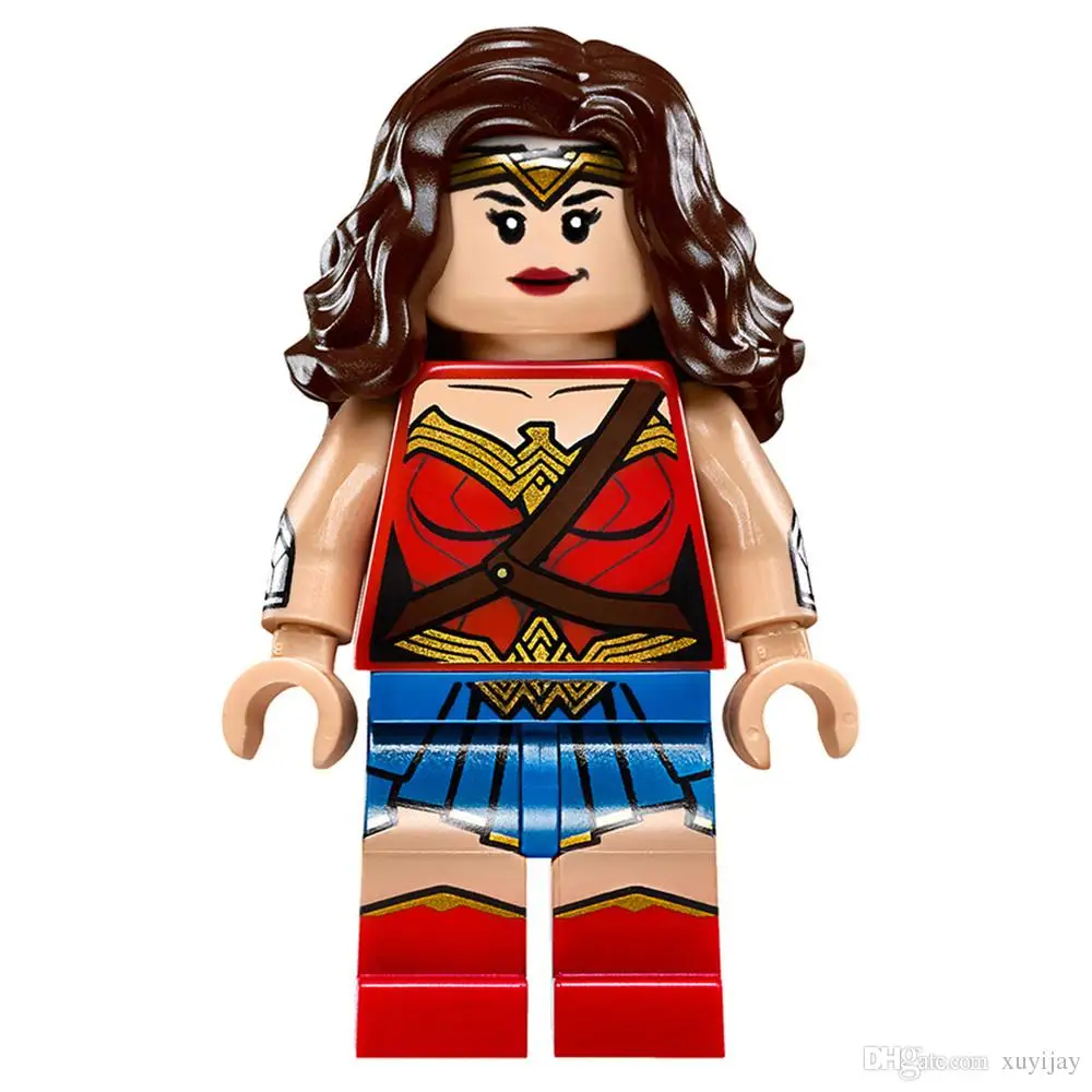 Single Sale XH671 Movie Wonder Woman Justice League SUPER HEROES Assemble Model Minifig DIY Building Blocks Kids Toys | Игрушки и хобби