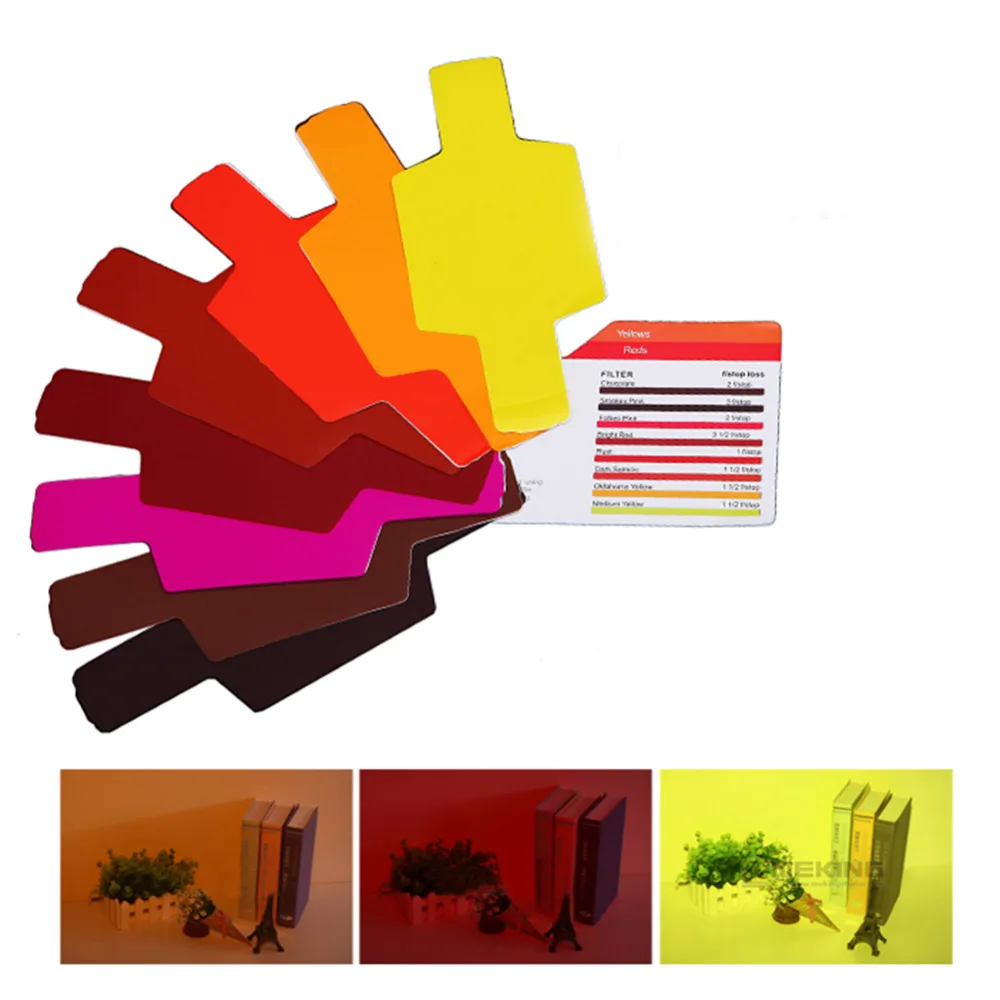 20pcs Flash Diffuser Lighting Gel Pop Up Flash Gel Filter Speedlight