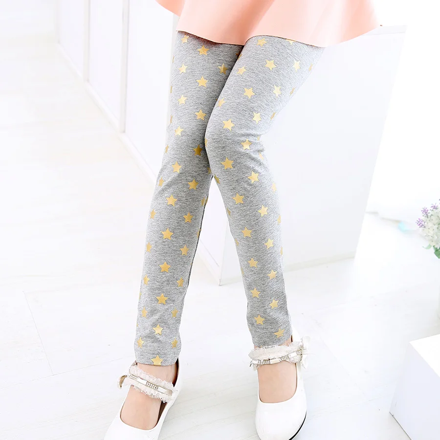 SheeCute/Новое поступление хлопковые леггинсы для девочек детские классические со