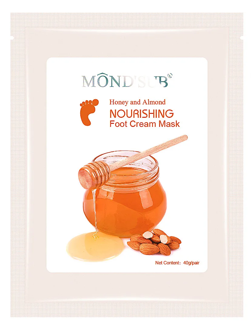 

Elitzia ETEF4001 Soft Foot Cream Mask 6 Types (Honey and Almond)
