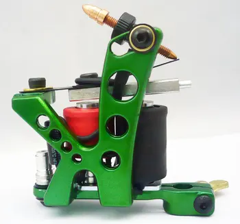 

10Pcs/lot Pro Casting Iron Tattoo Machine 10 Wraps coil stainless steel Tattoos Body Art Gun Coil Machine LPC-ITM-7044-6F