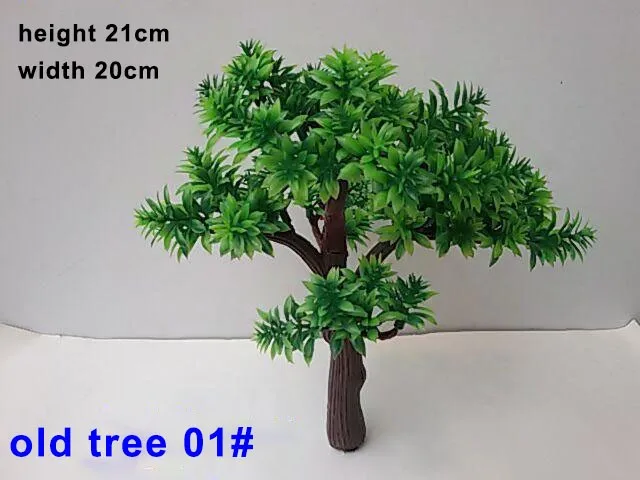 21 см высокие новые модели 3D архитектурные масштабные деревья для компоновки поезда