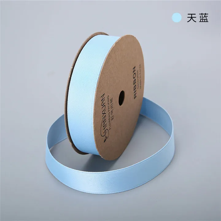 8  Polyester Cotton Ribbon Hair Accessories Gift Wrapping Double-Sided Ribbons For Diy Make Bows Flowers Tie Bouquet Satin Ribbon