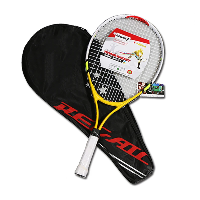 Детская Спортивная теннисная ракетка для детей младшего возраста из алюминиевого сплава PU Ручка Теннисная ракетка C55K