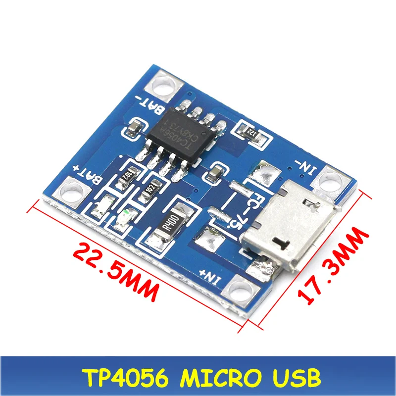 Type-c/Micro USB 5V 1A 18650 TP4056 модуль зарядного устройства литиевой батареи зарядная плата с защитой двойные функции 1A li-ion