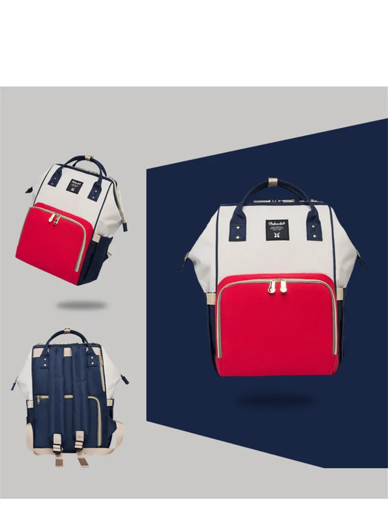 20L Capacity Oxford Korean Style Out Travel Storage Bags Plain Soft Handle Patchwork Hit Color Backpack Free Shipping Hot!09