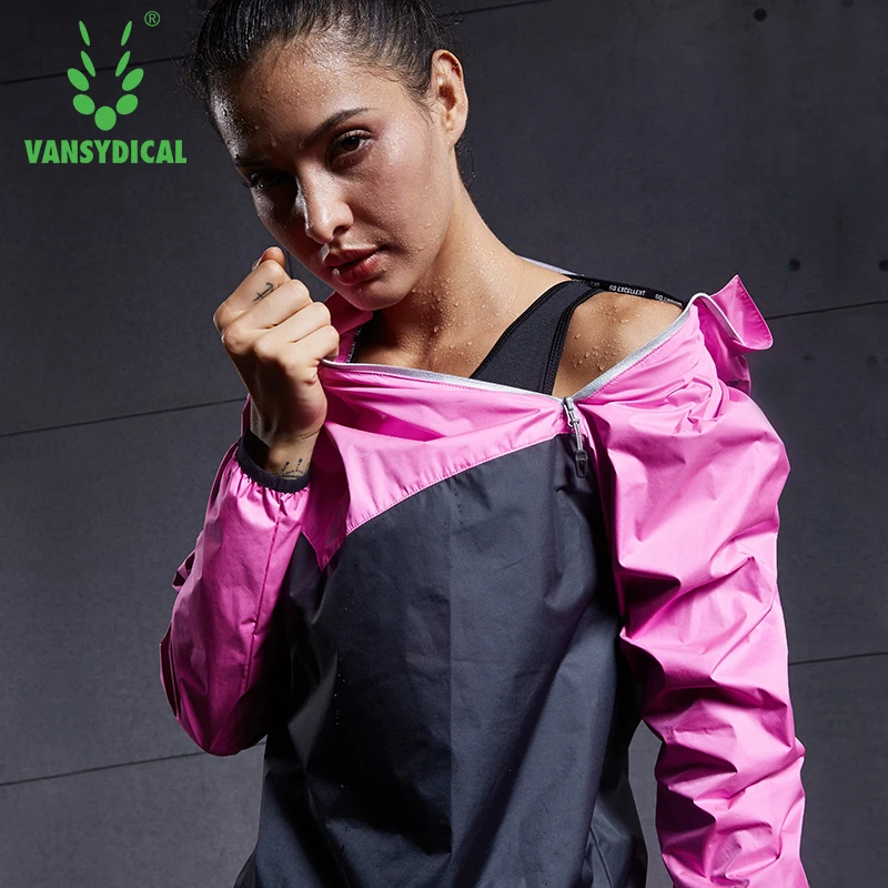 Vansydical женские куртки для бега спортивные рубашки Шейперы с капюшоном фитнеса