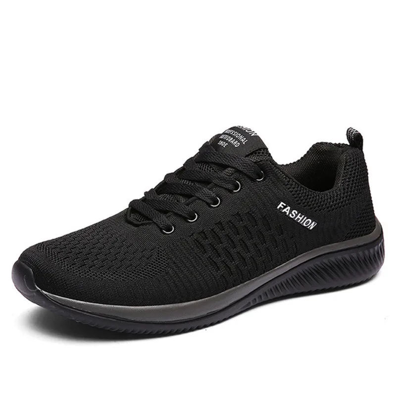 Men Casual Shoes For Men Spring Mesh Gray White Shoes Lace Up Classic New Fashion Trainers Shoes Walking Outdoor Sneakers Men