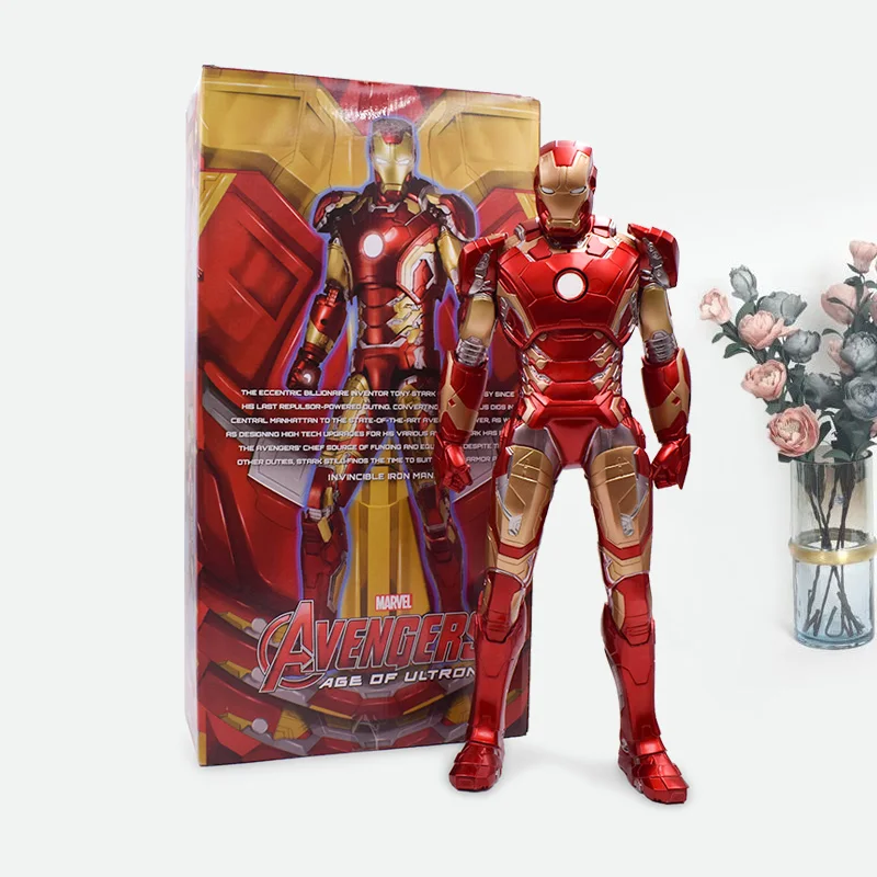 

18''45cm Iron Man MK47 Film Around Action Figures Toy PVC Movie&TV Models Doll Gift For Friend Free Shipping