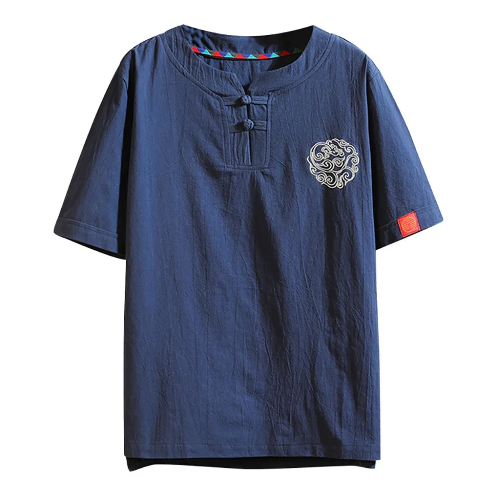 2019 men's vintage embroidery cycling jersey retro comfortable loose casual cycling jersey 2019 pro team short sleeve 40J15 (18)