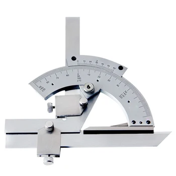 

Universal Bevel Protractor 0-320 Degrees Precision Angle Ruler Measuring Finder Ruler Adjustable Vernier Protractor 1pc