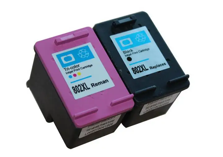 2pcs For HP 802 Ink Cartridge For HP Deskjet 1000 1010 1050 1510 1511