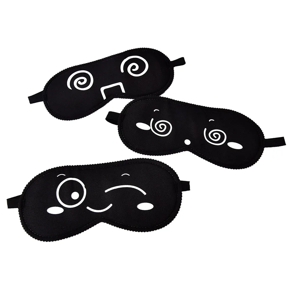

1pc Sleeping Eye Mask Black Mask Travel Sleep Tools Bandage On Eyes Black Eye Shade Sleep Mask Hot