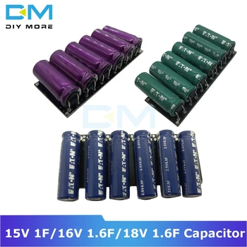 

Super Farad Capacitor 15V 1F/16V 1.6F/18V 1.6F Single Row Ultracapacitor Automotive Rectifier With Protection Board Module