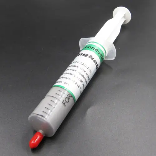 

30g Grey Thermal Grease Paste Compound Silicone For Laptop Desktop CPU Heat Sink
