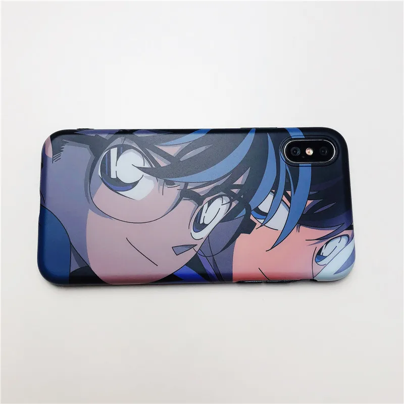 Чехлы для телефонов аниме Детектив Конан Kudou Shinichi Мягкий ТПУ чехол iPhone X 10 XS MAX XR 6 6S