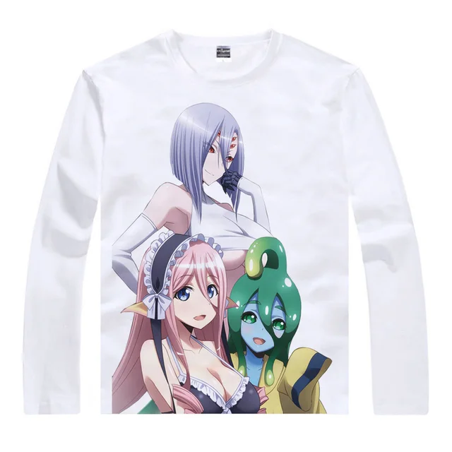 online shop coolprint anime shirt monster musume t shirts multi