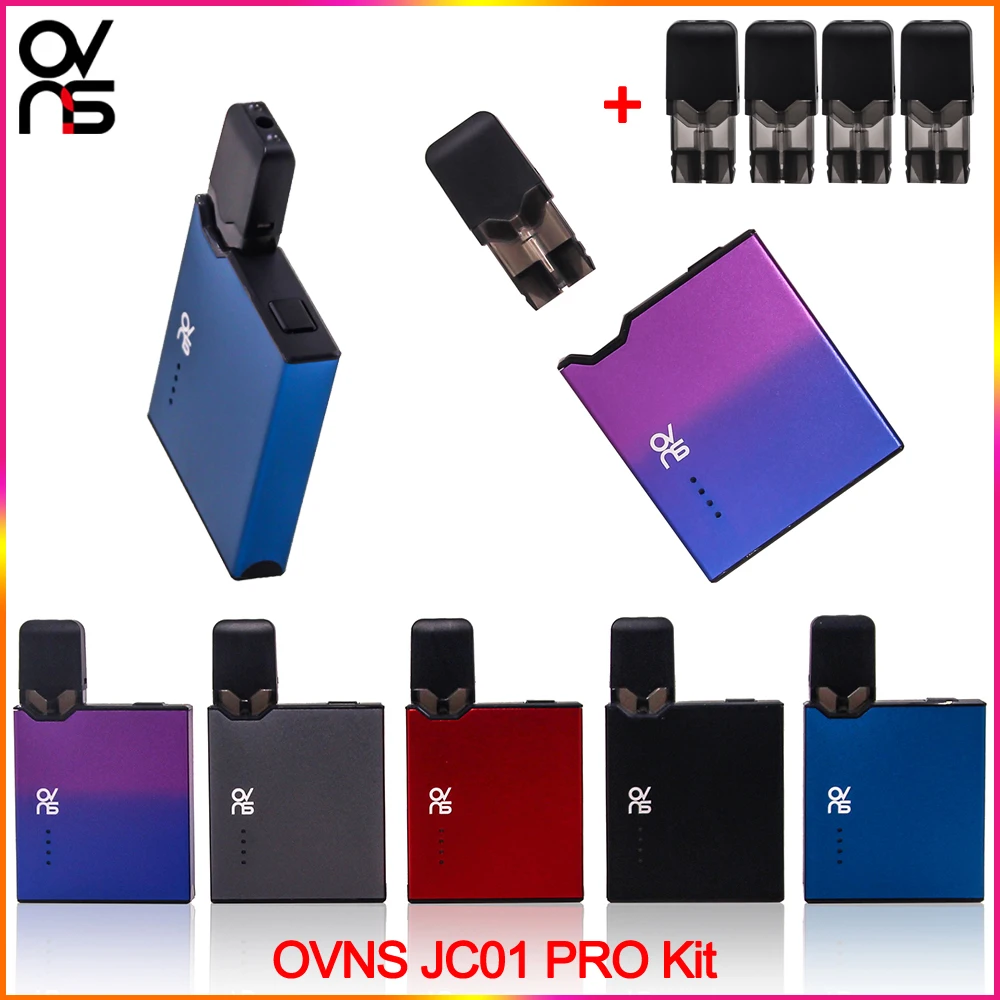 

Original OVNS JC01 Pro Pod Vape Kit Adjustable Voltage Electronic Cigarette Kit With 1.0ml Pod Cartridge Vape Pen VS minifit Kit