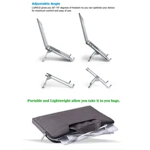 Горячая Портативный Настольный складной охлаждающая стойка нескользящий регулируемый держатель-подставка для настольного ноутбука поддержка домашнего офиса