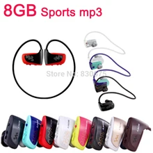 Chaude de Haute qualité 8 GB Sport lecteur MP3 W262 Casque Stéréo MP3 casque walkman mp3 lecteur livraison gratuite