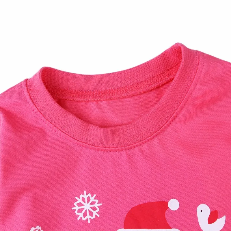 Домашняя Рождественская одежда для сна для маленьких мальчиков и девочек от 2 до 7 лет одежда для сна для маленьких детей, пижамный комплект, модный стиль