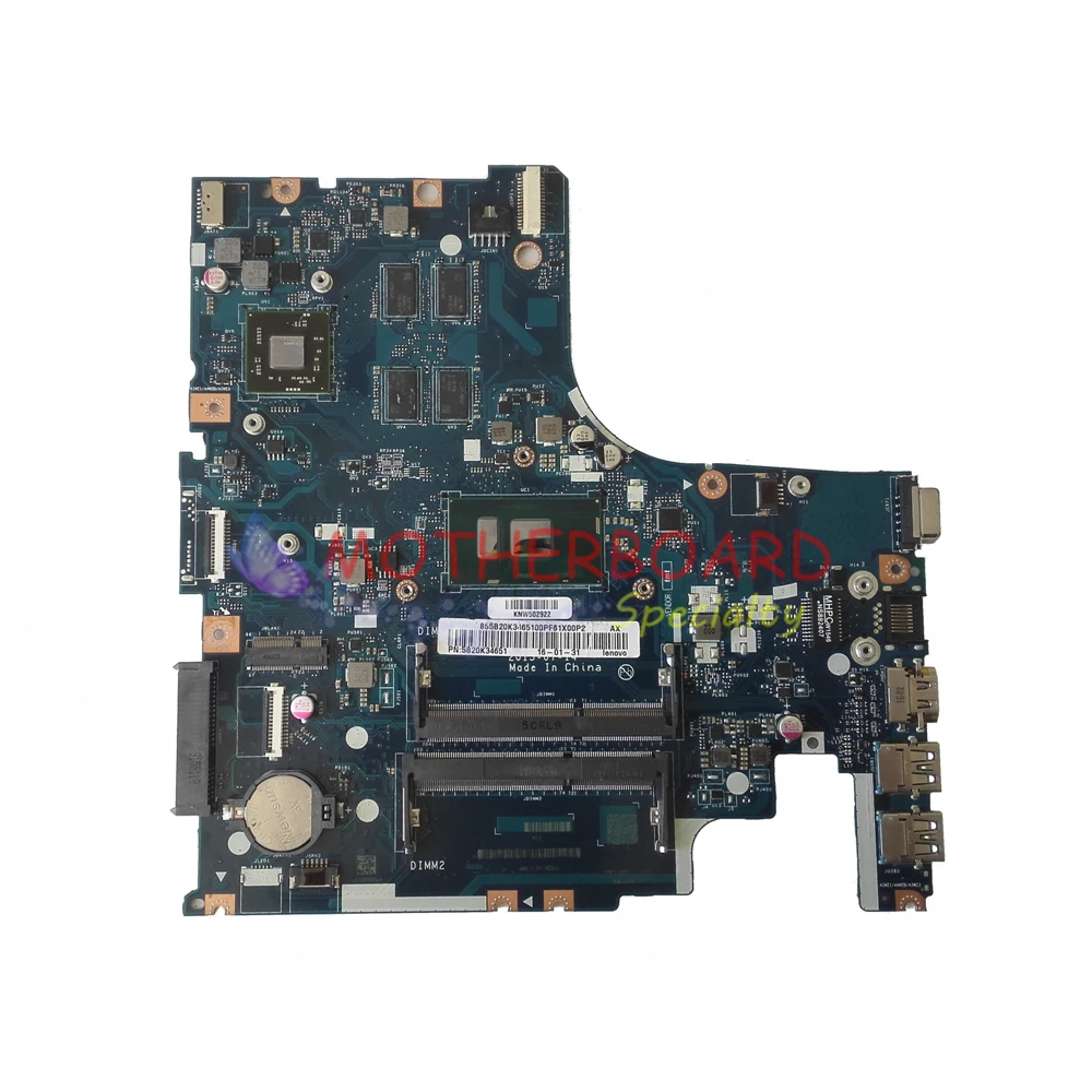 Vieruodis для Lenovo G50 80 материнская плата ноутбука с I3 5005U процессором ACLU3/ACLU4 UMA NM A362